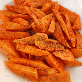 Tronchetti di Patate Dolci alle Spezie